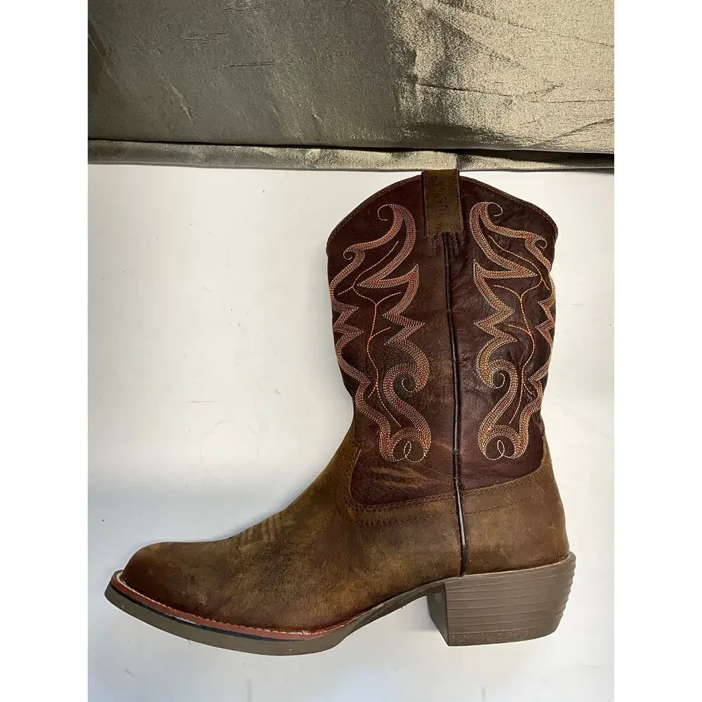 Men's Stampede Western Boots - Waxy Brown